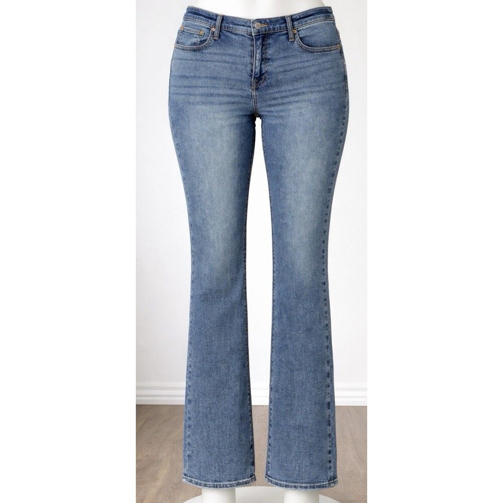 Lucky Brand Jeans Womens 14/32A Blue Light Wash Mid Rise Stretch Lolita Boot Cut